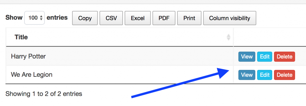 How to Customize View/Edit/Delete Buttons Column in AJAX Datatables – Quick Admin Panel
