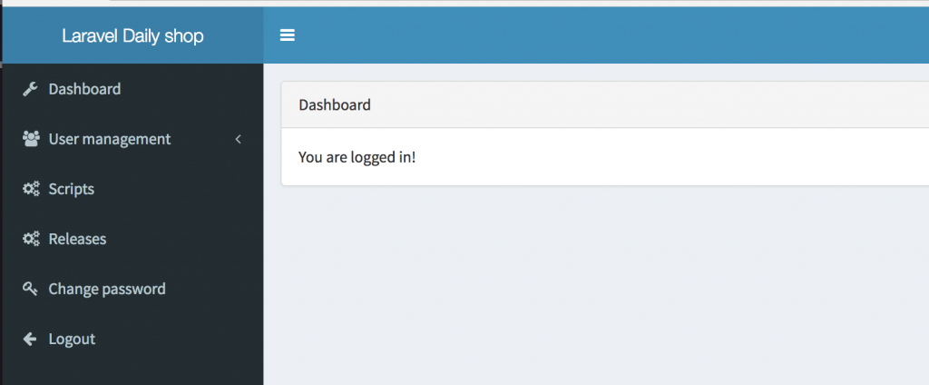 see latest CRUD entries after login – Quick Admin Panel