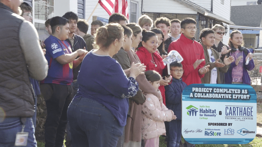 Carthage family home rebuilt by community just in time for Christmas