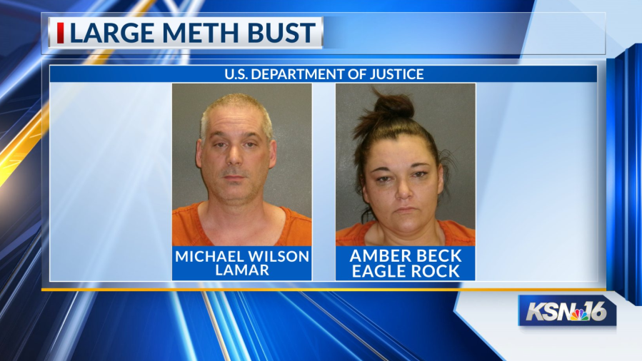 Two charged after trooper finds pounds of meth during I-44 stop