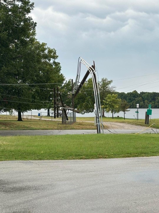 Power outage in south Lamar following damage